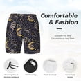 thumbnail image 5 of Lsque Mens Swim Trunks Snake Sleep Pattern - Bathing Suit Compression Liner - Beach Swim Shorts Swimwear - (S-3XL) - Stretch Quick Dry -Medium, 5 of 9