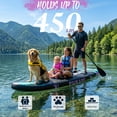 thumbnail image 4 of Waleaf 11‘ Inflatable Stand Up Paddle Board with Premium SUP Paddle Board Accessories & Carry Bag,Paddle,Pump,Leash,Wide Stable Design,Non-Slip Deck,Surf Control for Adults & Youth, 4 of 7