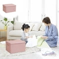 thumbnail image 4 of EGNMCR Room Decor, Home Decor, Wall Decor Storage Boxes High Definition Satin Foldable With Lid Hollow Board Home Organising Storage Boxes Storage Boxes, 4 of 6