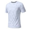 thumbnail image 4 of Leey-World Mens Tee Shirts Men's Cotton T-Shirts Oversized Shirt Short Sleeves Streetwear Loose Fit Summer Tee Tops Washed Basic Unisex Shirts(White,XL), 4 of 7