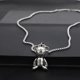 thumbnail image 3 of Collar de oso BearNeck02 2Pzas Oso Plata Metal Cadena y Dije., 3 of 4