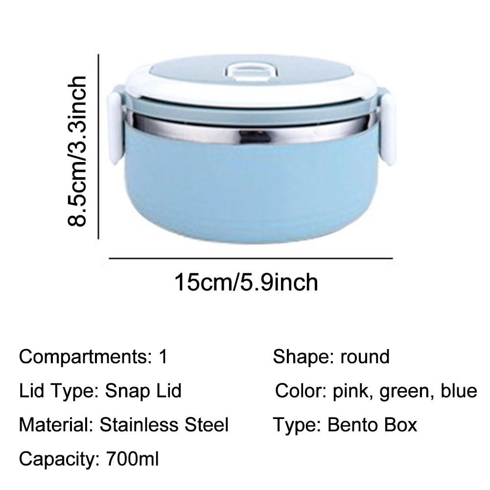700ML Stainless Steel Lunch Box Food Container Thermos Heated Flask Storage  Kids