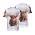 thumbnail image 3 of Daiia Cow Mens Baseball Jersey Button Down Shirts Short Sleeve Sports Uniforms-Large, 3 of 9