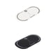 thumbnail image 2 of Parche de Doble Tambor Hugo 2 Piezas Accesorios de Almohadillas Antideslizantes Negro Blanco, 2 of 7