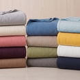 thumbnail image 6 of Superior Metro Chevron All-Season Cotton Blanket, Twin, Silver, 6 of 6