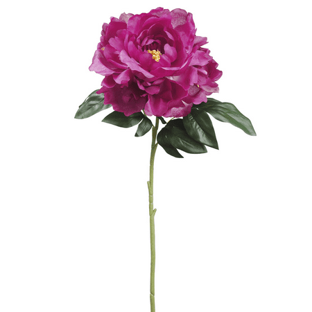 Park Place - 12 Piece Peony Stem 23 Park Place - 12 piece Peony Stem 23 . Maintenance-free 23   Peony. This Peony features 1 bloom and accenting green leaves. The Peony comes with a bendable stem for easy adaption in any arrangement or display.