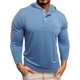 thumbnail image 2 of pstuiky mangas largas para hombre, Camisa básica de manga larga con cuello redondo y transpirable de color sólido a la moda informal para hombre camisetas de hombre m, 2 of 8