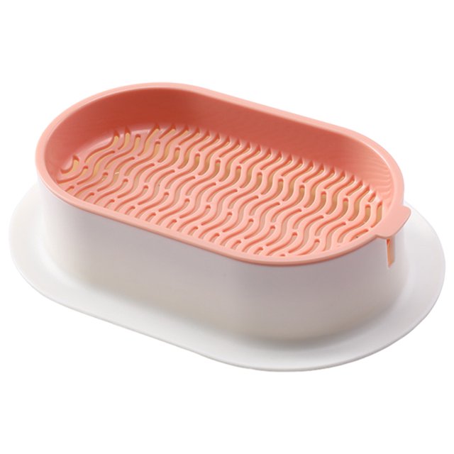 Caja de hierba para gatos, práctica bandeja para germinar semillas, plástico sin suelo para interiores y exteriores