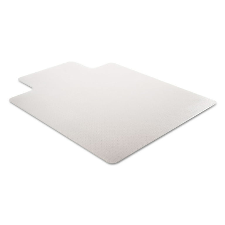 Moderate Use Studded Chair Mat for Low Pile Carpet, 45 x 53, Wide Lipped, Clear Moderate Use Studded Chair Mat for Low Pile Carpet, 45 x 53, Wide Lipped, Clear