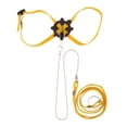thumbnail image 2 of DOLITY Adjustable Pet Turtle Harness Leash For Small Pet Animal Outdoor Training Yellow, 2 of 9