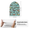 thumbnail image 2 of Lsque winter ski Dachshund Pattern Knitted Beanie, Unisex Winter Hat, Knit Hat Winter Beanies Thick Fisherman Beanies Cuffed Plain Skull Caps, 2 of 6