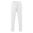 thumbnail image 6 of OSOLU Men Solid Color Long Trousers Tether Pants Sports Sweatpants Street Casual Trousers Fashionable Classic Leisure Workout Training Joggers Bottoms, 6 of 6