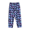 thumbnail image 4 of Daiia star Skull flower crystal Women's Sleep Pant with Pockets and Drawstring,Pajama Pants-Large, 4 of 9