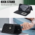 thumbnail image 5 of Allytechgroup Wallet Case for Google Pixel 6a with Credit Card Slot, RFID Blocking PU Leather Case with Lanyard & Shoulder Strap & Kickstand Shockproof Bumper for Women Men, Black, 5 of 8