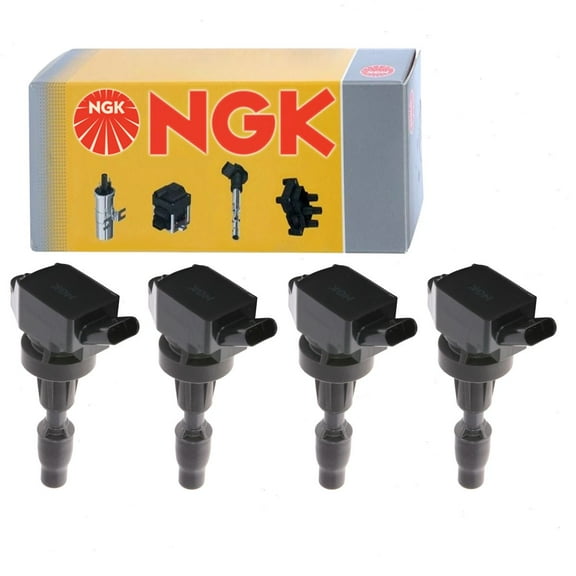 4 pc NGK Ignition Coils compatible with Hyundai Sonata 1.6L L4 2015-2018