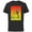Black, variant on Planet of the Apes 1968 Dr Zaius and Cage Vintage Poster Art - Short Sleeve Cotton T-Shirt for Adults - Customized-Natural