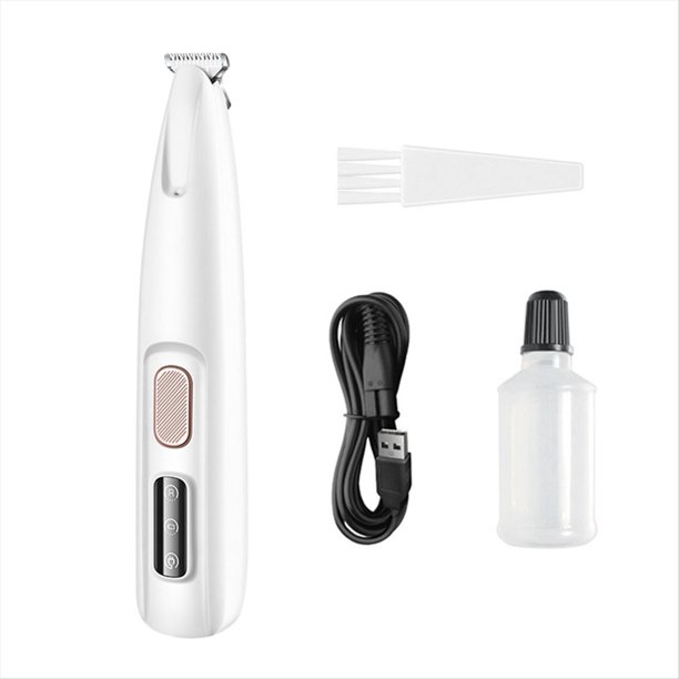 Recortadora de Microprecisión para Mascotas, Cortapelos para Mascotas, Afeitadora Recargable Impermeable para Mascotas, Recortadora para Mascotas, con Botella de Aceite