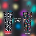 thumbnail image 4 of AVODAH 24oz Color Changing Cups with Lids and Straws - 3 Pack, 4 of 9