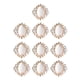 thumbnail image 4 of 10pcs adornos de botones de espalda plana de de imitación de cristal cuadrado vintage, 4 of 6