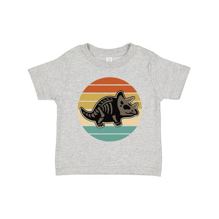 

Inktastic Dinosaur Triceratops Skeleton Vintage Gift Toddler Boy or Toddler Girl T-Shirt