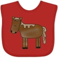 thumbnail image 3 of Inktastic Horse Boys or Girls Baby Bib, 3 of 4