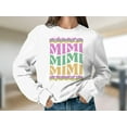 thumbnail image 2 of Mimi Retro Sweatshirt, Mimi Sweatshirt, Groovy Mimi Sweatshirt, Pregnancy Reveal to Daughter, Gift for Mom, Mother's Day Sweatshirt, 2 of 10