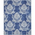 thumbnail image 3 of Nourison Whimsicle Bohemian Floral Navy Ivory 7' x 10' Area Rug, (7' x 10'), 3 of 9