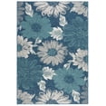 thumbnail image 4 of SAFAVIEH Sunrise Aria Floral Reversible Indoor/Outdoor Area Rug, Ivory/Blue Grey, 4' x 5'7", 4 of 9