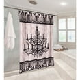 thumbnail image 2 of Carnation Home "Luminere" Heavier Weight Fabric shower curtain 100% polyester size 70"x72", 2 of 3