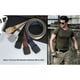 thumbnail image 4 of 2pcs Tactical Nylon Belt for Men, Preppy Style Canvas Webbing with Square Plastic Buckle, Large Size Outdoor Web Belts for Snow Pants, Fits 40 Inch Waist, 4 of 4