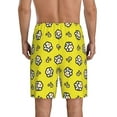 thumbnail image 3 of Kdxio White Popcorn Print Mens Sleep Shorts Bottoms Soft Comfy Pajama Wear Pants with Drawstring Pockets, 3 of 7