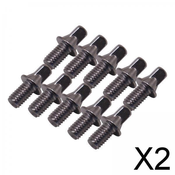 Varillas de tensión de tambor Baoblaze Antióxido de Metal 10 Uds.