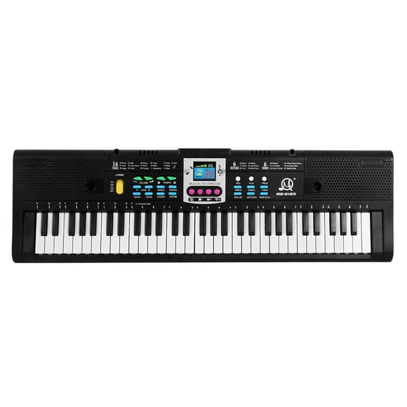 Yeacher 61 Keys Digital Music Electronic Keyboard Kids Multifunctional Electric Piano for Piano Student with Microphone Function Musical Instrument