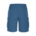 thumbnail image 5 of LIBRCLO Cargo Shorts for Men Fashion Slim-Fit Casual Shorts with Multiple Pockets for Vacation, 5 of 6