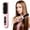 Pink, variant on Aubiu Gobrush Pro, Cordless Hair Straightener Brush, 3 Temperature Settings, Ionic & Ceramic Care, Portable Rechargeable for Frizz-Free Styling, Black