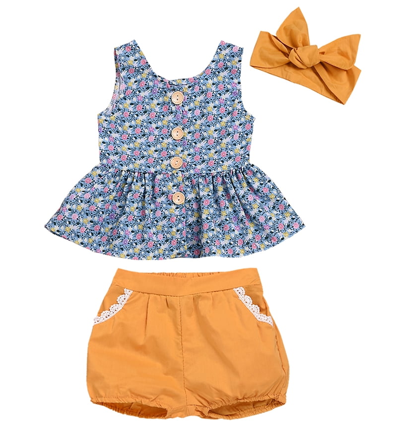 baby girl shorts and tops