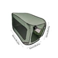 thumbnail image 3 of HOARBOEG Portable Foldable Dog Crate for Car Travel - 36x20x20 Inch Soft Sided Pet Playpen Kennel with Breathable Mesh, Lightweight Indoor Outdoor Pet Enclosure for Medium Large Dogs Cats, 3 of 6