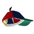 thumbnail image 6 of Nicky Bigs Novelties Rainbow Clown Propeller Hat - Funny Halloween Costume Accessory, Multi-Color, 6 of 7