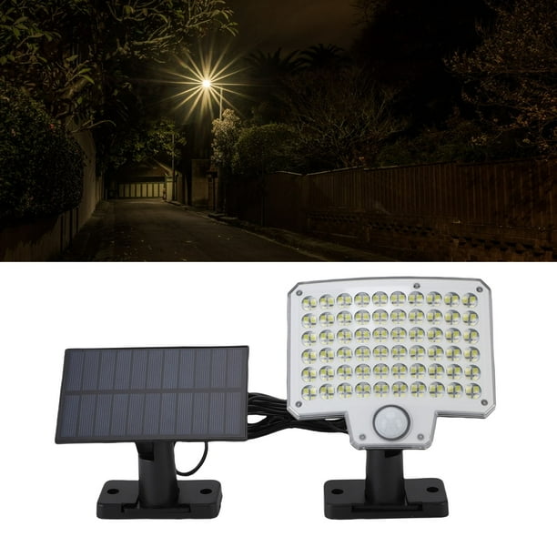 Luz Solar Para Exteriores, 240 LED, Panel De Silicio Policristalino, Sensor De Movimiento, Luz Solar Para Valla, 6500 K, Frío Para Garaje