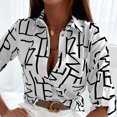 thumbnail image 1 of Camisas De Mujer Primavera verano botón camiseta moda mujer blusa ropa femenina (blanco L) Ygjytge para Mujer Blanco T S, 1 of 8