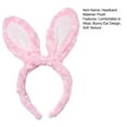 thumbnail image 7 of NUZYZ Women Headband Bunny Ear Design Non-slip Lovely Cartoon Headpiece Rabbit Ears Headband Hair Accessories, 7 of 7
