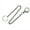 4, variant on Men Stainless Steel Wallet Belt Chain Pants Trousers Keyring Anti-Lost Keychain