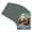 Granite Gray, variant on Harbor Gray Picture Frame Mat for 14x18 Frames - Oval Opening for 12x16 Photos - 1 Mat