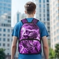 thumbnail image 3 of HUIACONG Lightning Baseball Print School Backpack for Boys Girls Ages 6-18 Large Capacity Water Resistant Multi Compartment Backpack for Elementary Middle High School Back to School Daily Use, 3 of 6