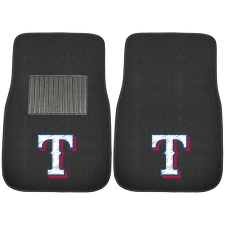 Fanmats Nba Mat - FanMats MLB Texas Rangers 2-Piece Embroidered Car Mats