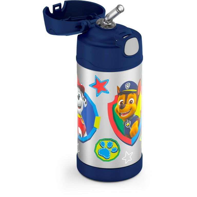 THERMOS FUNTAINER 12 Ounce Stainless Steel Vacuum Insulated Kids Straw  Bottle, Pokemon