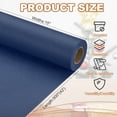 thumbnail image 2 of Uxcell 1 pack Wrapping Paper, Craft Paper Packing Paper 15" x 500"(42') Navy Blue, 2 of 7