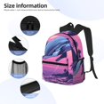 thumbnail image 4 of Fotbe Hawaiian Beach Dolphin Lightweight Casual Laptop Backpack for Men and Women, Daily use Waterproof backpack, Backpack for College, 4 of 7