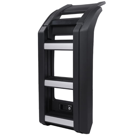 CROSSDESIGN Roof Rack Side Access Ladder Fit for Land Rover Defender 90 or 110 2022 Black