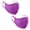 Purple, variant on Monterey Club Women's Solid Face Mask #FMW1